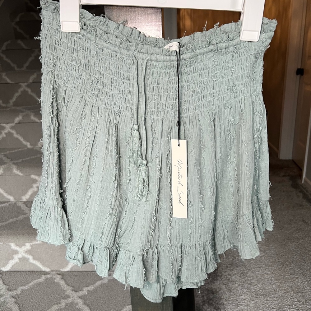 teal skirt